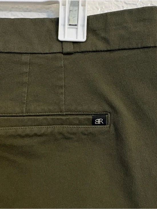 BANANA REPUBLIC Women’s Cropped Pants Size 8 Olive Green Stretch Slim Ankle - Picture 3 of 6